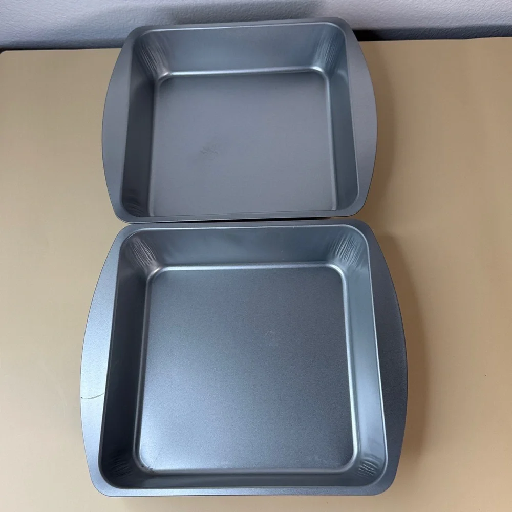 Gray Square Baking Pan Set Of 2